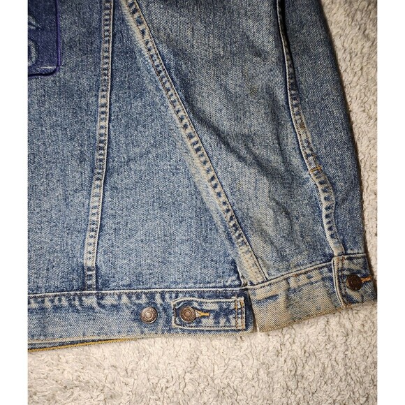 Vintage Levi’s Denim Jacket 0593 Citgo Tough Guys Logo Patch Workwear USA Made - Picture 8 of 8